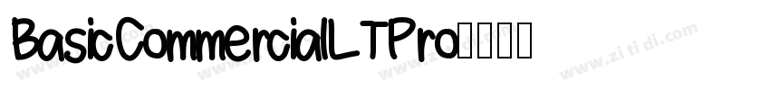 BasicCommercialLTPro字体转换