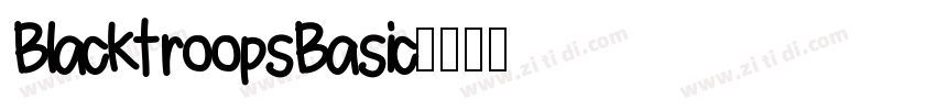 BlacktroopsBasic字体转换