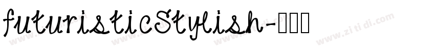 futuristicStylish字体转换
