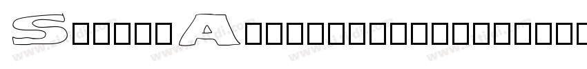 Sintesa时尚连笔ins风格logo字体转换