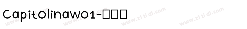 CapitolinaW01字体转换