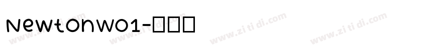 NewtonW01字体转换
