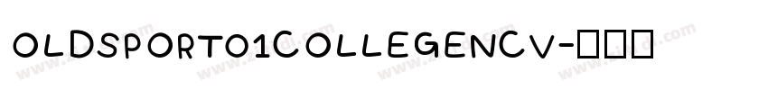OLDSPORT01COLLEGENCV字体转换
