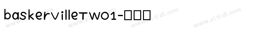 baskervilleTW01字体转换