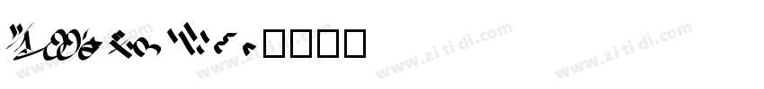 AlleynW01字体转换