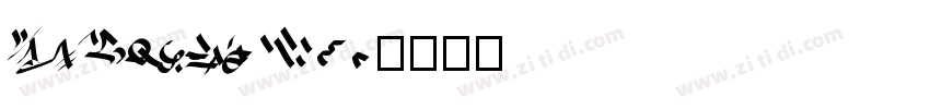 AvGardeW01字体转换