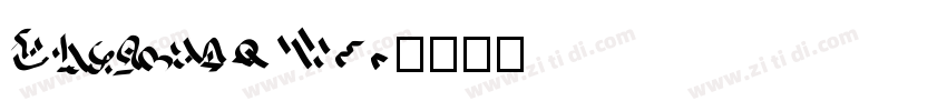 ChronicaW01字体转换
