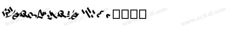 DeansgateW01字体转换