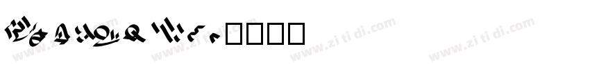 DecimaW01字体转换