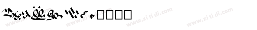GriffonW01字体转换