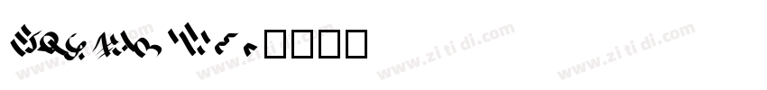 MarvinW01字体转换