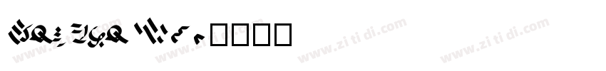 MaturaW01字体转换