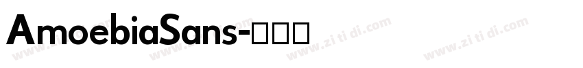 AmoebiaSans字体转换