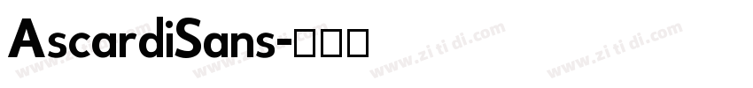 AscardiSans字体转换