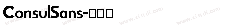 ConsulSans字体转换