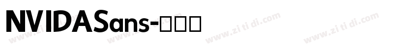 NVIDASans字体转换