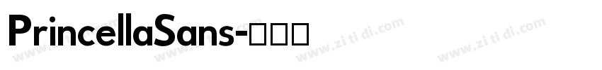 PrincellaSans字体转换