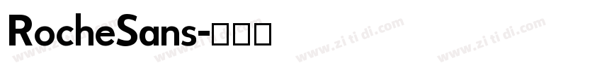 RocheSans字体转换