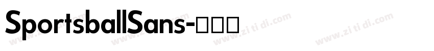 SportsballSans字体转换