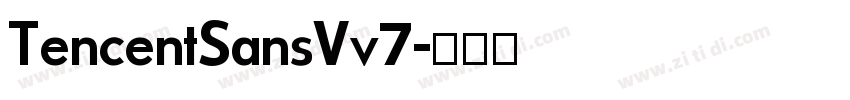 TencentSansVv7字体转换