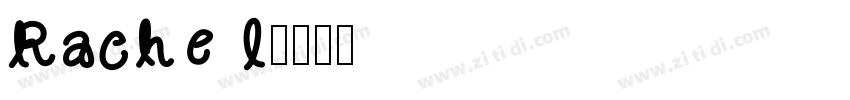 Rachel字体转换