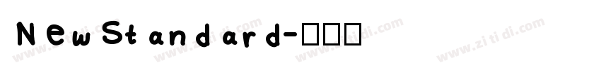 NewStandard字体转换