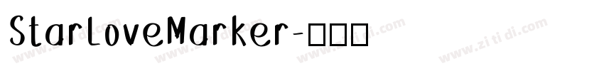 StarLoveMarker字体转换