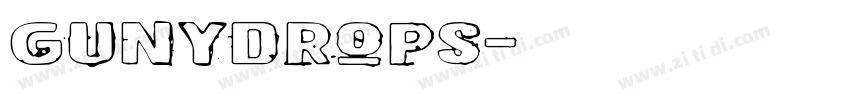 Gunydrops字体转换