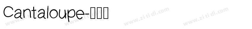 Cantaloupe字体转换