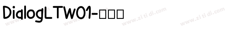DialogLTW01字体转换