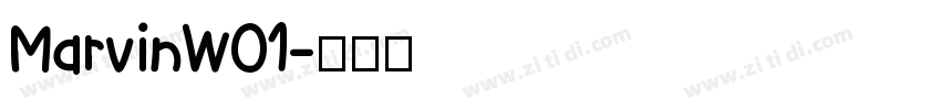 MarvinW01字体转换