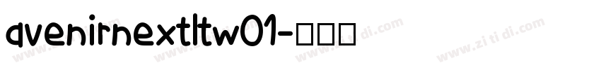 avenirnextltw01字体转换