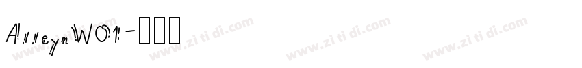AlleynW01字体转换