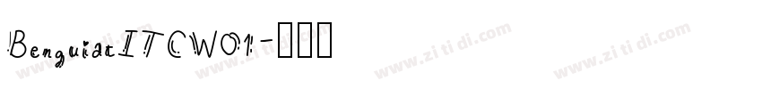 BenguiatITCW01字体转换