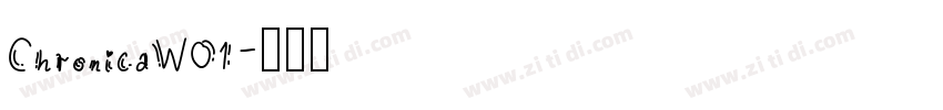 ChronicaW01字体转换