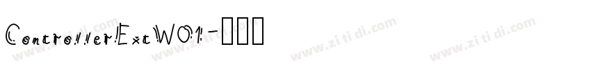 ControllerExtW01字体转换