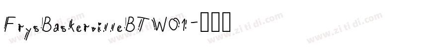 FrysBaskervilleBTW01字体转换