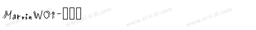 MarvinW01字体转换