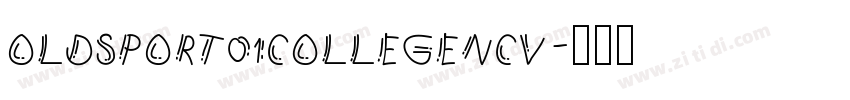 OLDSPORT01COLLEGENCV字体转换