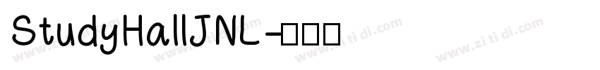 StudyHallJNL字体转换