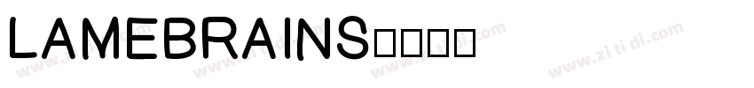 LAMEBRAINS字体转换