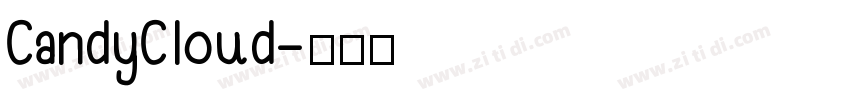 CandyCloud字体转换