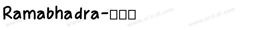 Ramabhadra字体转换