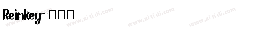 Reinkey字体转换