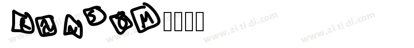ransom字体转换