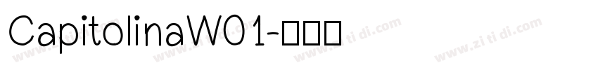 CapitolinaW01字体转换