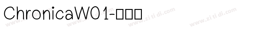 ChronicaW01字体转换