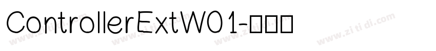 ControllerExtW01字体转换