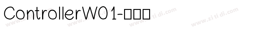 ControllerW01字体转换