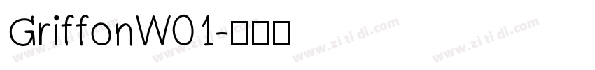 GriffonW01字体转换